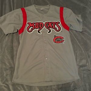 MiLB Carolina Mudcats Baseball Away Jersey Size M